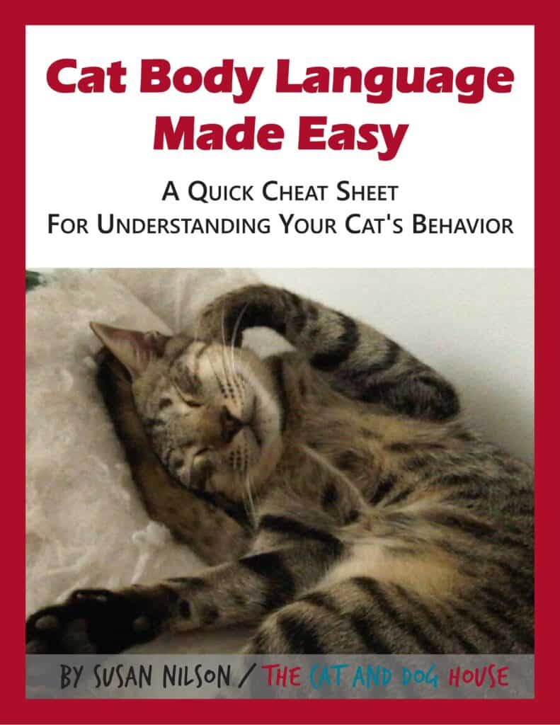 Cat Body Language Made Easy Cheat Sheet Cover - © The Cat And Dog House